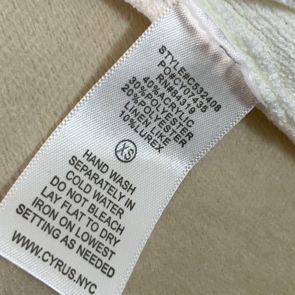 CYRUS- SLEEVELESS WAFFLE VEST XS - Picture 11 of 14